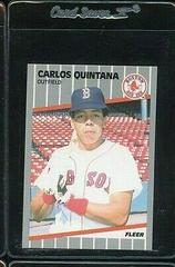 Carlos Quintana #95 Baseball Cards 1989 Fleer Glossy Prices