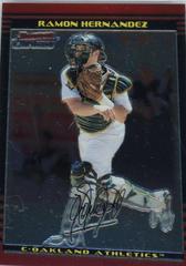 Ramon Hernandez #13 Baseball Cards 2002 Bowman Chrome Prices