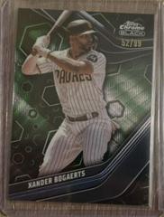 Xander Bogaerts [Green Wave] #3 Baseball Cards 2023 Topps Chrome Black Prices