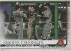 Snakes Celebrate [Vintage Stock] #US98 Baseball Cards 2019 Topps Update Prices