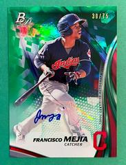 Francisco Mejia [Green] Baseball Cards 2017 Bowman Platinum Top Prospects Autographs Prices