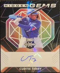Curtis Terry Baseball Cards 2021 Panini Elite Extra Edition Hidden Gems Signatures Prices