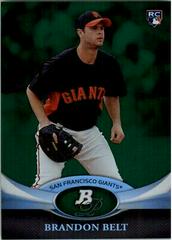 Brandon Belt [Emerald] Baseball Cards 2011 Bowman Platinum Prices
