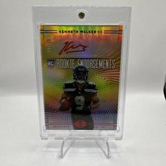 Kenneth Walker III [Red] #RE-KW Football Cards 2022 Panini Illusions Rookie Endorsements Autographs Prices