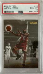 LeBron James #26 Basketball Cards 2008 Skybox Prices