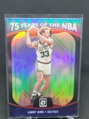 2021-22 Panini Donruss Optic Larry Bird 75 Years of NBA HOLO #36 Boston  Celtics