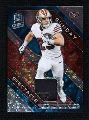 Christian McCaffrey [Blue Neon] #13 Football Cards 2023 Panini Spectra Sunday Spectacle Prices