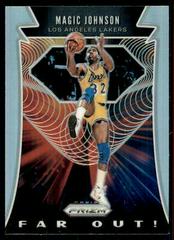 Magic Johnson [Silver Prizm] #8 Basketball Cards 2019 Panini Prizm Far Out Prices
