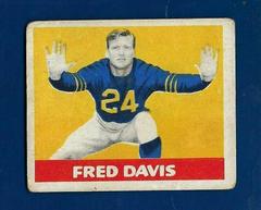 Fred Davis #27 Football Cards 1948 Leaf Prices