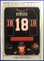 Tim Stutzle Hockey Cards 2021 SP Game Used Frameworks Prices