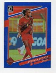 Dedryck Boyata [Optic Blue] Soccer Cards 2021 Panini Donruss Road to Qatar Prices