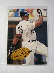Frank Thomas #9 Baseball Cards 1995 Fleer Lumber Co Prices