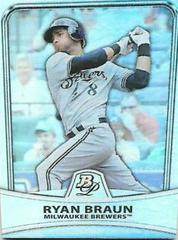 Ryan Braun [Refractor] Baseball Cards 2010 Bowman Platinum Prices