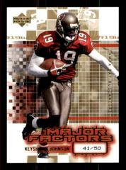 Keyshawn Johnson [Gold] #154 Football Cards 2003 Upper Deck Finite Prices