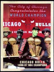 Bulls NBA Champions Basketball Cards 1997 Topps Chrome Prices
