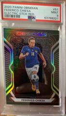 Federico Chiesa [Red] Soccer Cards 2020 Panini Obsidian Prices