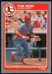 Tom Herr Baseball Cards 1985 Fleer Prices