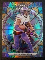 Justin Jefferson #SG-15 Football Cards 2023 Panini Mosaic Stained Glass Prices
