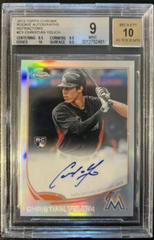 Christian Yelich [Refractor] #CY Baseball Cards 2013 Topps Chrome Rookie Autograph Prices