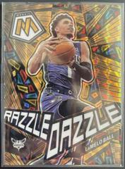 LaMelo Ball #15 Basketball Cards 2022 Panini Mosaic Razzle Dazzle Prices