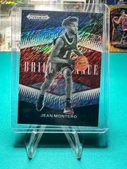 Jean Montero [Red Shimmer] #BR-JM Basketball Cards 2022 Panini Prizm Draft Picks Brilliance Prices