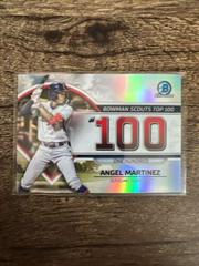 Angel Martinez #BTP-100 Baseball Cards 2023 Bowman Scouts Top 100 Prices