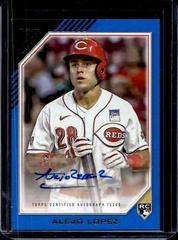 Alejo Lopez [Blue] Baseball Cards 2022 Topps Gallery Rookie Autographs Prices