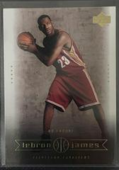 LeBron James [2007 Cleveland National] #14 Basketball Cards 2003 Upper Deck Phenomenal Beginning Prices