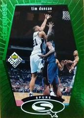 Tim Duncan [Green] Basketball Cards 1998 UD Choice Starquest Prices