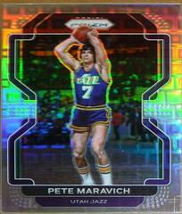 Pete Maravich [Premium Set Prizm] #261 Basketball Cards 2021 Panini Prizm Prices