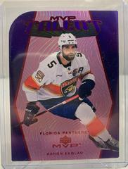 Aaron Ekblad [Purple] Hockey Cards 2023 Upper Deck MVP Colors & Contours Prices
