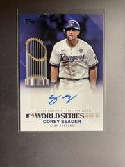 Corey Seager #WSA-CS Baseball Cards 2024 Topps World Series Champion Autograph Prices