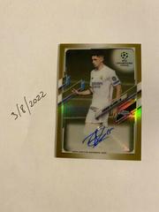 Federico Valverde [Gold Refractor] Soccer Cards 2020 Topps Chrome UEFA Champions League Autographs Prices