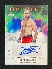 Jiri Prochazka [Gold] #OA-JPZ Ufc Cards 2022 Panini Chronicles UFC Origins Autographs Prices