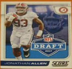 Jonathan Allen Football Cards 2017 Panini Score NFL Draft Prices