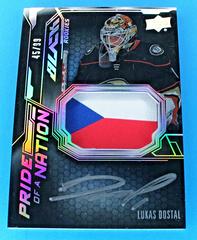 Lukas Dostal Hockey Cards 2022 SPx UD Black Pride of a Nation Autographs Prices