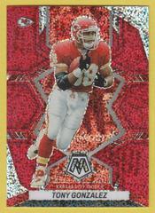 Tony Gonzalez [Red Sparkle] Football Cards 2022 Panini Mosaic Prices