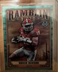 Brock Bowers [Aqua] #RM-1 Football Cards 2023 Bowman Chrome University Ramblin' Man Prices