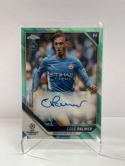 Cole Palmer [Aqua Refractor] Soccer Cards 2021 Topps Chrome UEFA Champions League Autographs Prices