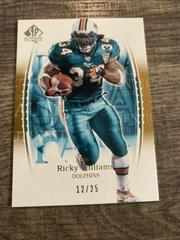 Ricky Williams [Gold] #34 Football Cards 2003 SP Authentic Prices