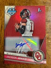 Jackson Arnold [Autograph Red] #102 Football Cards 2023 Bowman Chrome University Prices