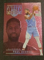 Paul George [Pink] #2 Basketball Cards 2021 Panini Illusions Intriguing Players Prices
