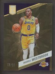 Russell Westbrook [Gold] #110 Basketball Cards 2022 Panini Donruss Elite Prices