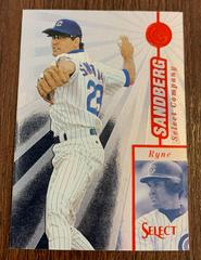 Ryne Sandberg [Select Company Red] Baseball Cards 1997 Select Prices