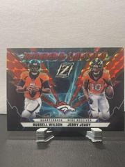 Russell Wilson , Jerry Jeudy [Red] #TL-RJ Football Cards 2022 Panini Zenith Thunder and Lightning Prices