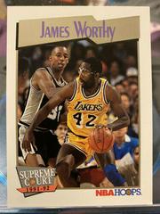 James Worthy Basketball Cards 1991 Hoops Prices