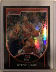 Steve Nash [Black Refractor] #13 Basketball Cards 2007 Bowman Chrome Prices