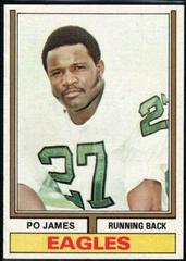 PO James #47 Football Cards 1974 Topps Prices