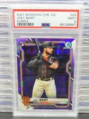 Joey Bart [Purple] #23 Baseball Cards 2021 Bowman Chrome Sapphire Prices