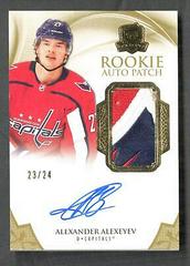 Alexander Alexeyev [Gold Autograph Patch] #113 Hockey Cards 2020 Upper Deck The Cup Prices
